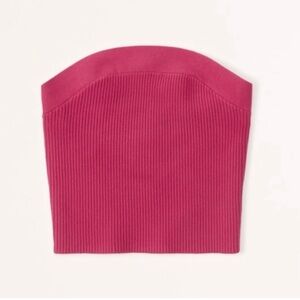 Abercrombie | Pink Ribbed Tube Top